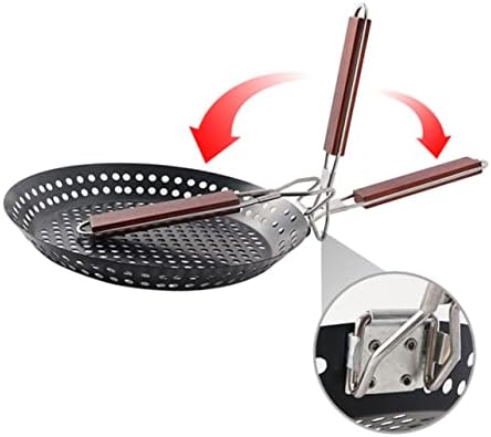 Ciieeo Grill Skillet Xmas Foldable Iron for Camping and Grilling - Image 2
