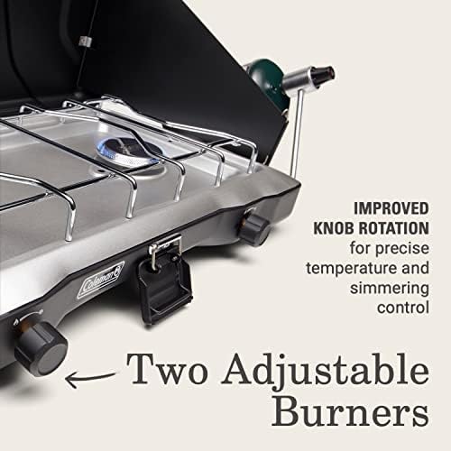 Coleman Triton 2-Burner Propane Stove, Portable Camping Cooktop - Image 5