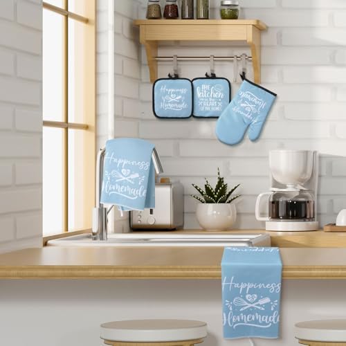 Sratte 6 Pcs Kitchen Decor Accessories Set, Kitchen, Light Blue - Image 4
