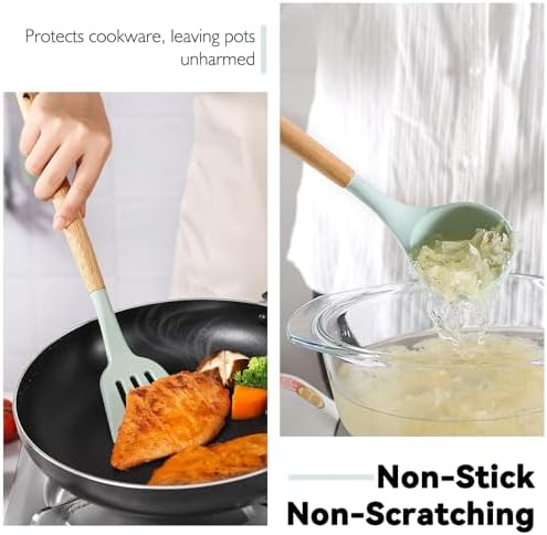 Camping Cooking Utensils Set, Silicone Cookware for Travel BBQ - Image 3