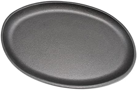 Cast Iron， Pre Seasoned Griddle Oval 9.25" x 7" W/o Handle - Image 3