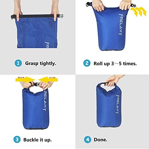 Frelaxy Dry Bag 5 Pack, Ultralight Waterproof Dry Sack for Outdoor Use - Image 6