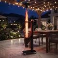 Patio Pellet Heater, 71.2" H Outdoor Wood Pellet Heater Smokeless Fire Pit by UrGROWA