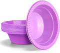 30 Pack 12 oz Purple Disposable Plastic Bowls Dessert, Ice Cream, Salad, Soup Serving Cups for Party, Picnic, Food Snacks (Purple) by Unknown