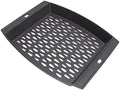 15"x12" Cast Iron Grill Basket for Outdoor Grills, Fish Veggie Grill Pan Tray, BBQ Grilling Pans Tray for Weber, Napoleon, Char-Broil, Royal Gourmet and Most Charcoal Smoker & Gas Grill by MOASKER