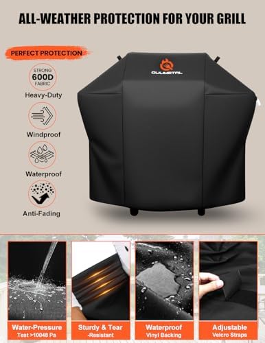 QuliMetal 48 Inch Grill Cover for Outdoor Grill, Heavy Duty Waterproof - Image 3