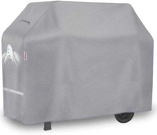 Turtle Life BBQ Grill Cover, 72 Inch Heavy Duty Waterproof 4-6 Burner Barbecue Gas Grill Covers for Weber Genesis Char-Broil Brinkmann, Gray by TurtleLife