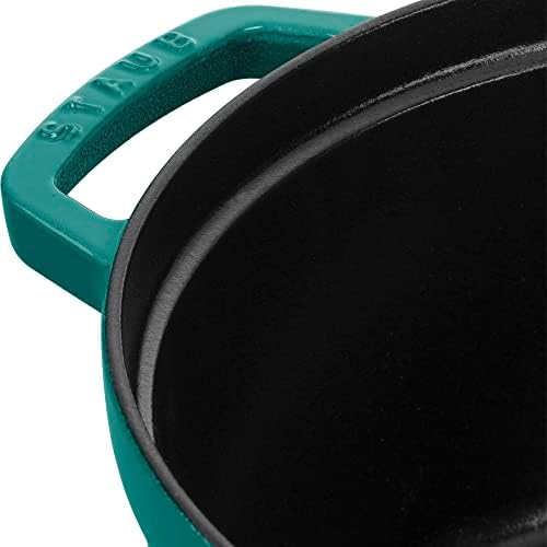Staub 7-Qt Dutch Oven, Serves up to 8 People, Oven Safe to 500°F Turquoise - Image 3
