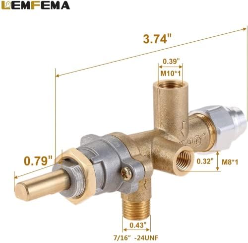 Replacement for Propane Patio Heater Control Valve & Thermocouple & Safety - Image 2