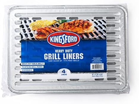 Kingsford Heavy Duty Disposable Grill Liners, 16 x 11.75 Inch, 4 Count by Kingsford