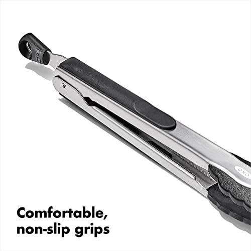 OXO Good Grips 2-Piece Tongs with Nylon Heads Set - Image 5