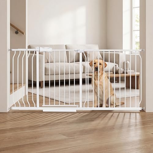 67 to 71.5 Inch Extra Wide Baby Gate for Doorway Stairs by HOOOEN