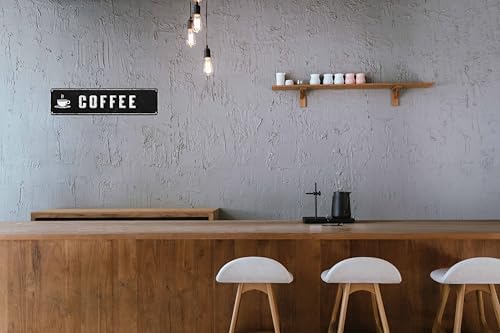 Coffee Metal Sign 4x16in Vintage Kitchen Plaque for Wall Decor Home Office Café Bar Bedroom Rustic Poster - Image 5
