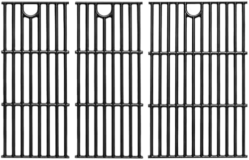 DELSbbq 17" Cast Iron Grill Grates for Charbroil Performance 4 Burner by DELSBBQ