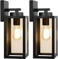 BesLowe Outdoor Wall Light Fixtures, Modern Black Exterior Wall Lanterns by BringYourBrightFuture