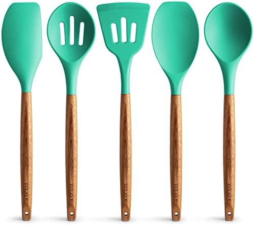 Zulay Kitchen 5 Piece Silicone Utensil Set by ZulayKitchen