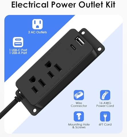 Gun Safe Power Outlet Kit, Gun Safe Accessory Electrical Outlet - Image 3
