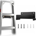 niffgaff Ladder Hooks for Garage Wall, 1 Pack Heavy Duty Wall Mount Storage Hanger for Ladders, Chairs & Patio Furniture, Fits Step & Extension Ladders, Garage Organization by niffgaff