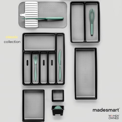 madesmart Classic 13 x 4 Long Storage Bin, Carbon - Image 6