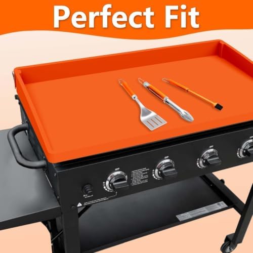 BANGIE 36" Silicone Griddle Mat for Blackstone, Anti-Rust Full-Wrap Cover - Image 2