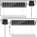 Solar Shed Light with Pull Cord, 1500LM LED Bars,5000K 2-Pack by Etetale