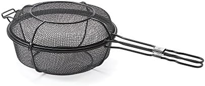 Outset QD77 Grill, 1 EA, Black Chef's Outdoor Basket and Skillet by Outset