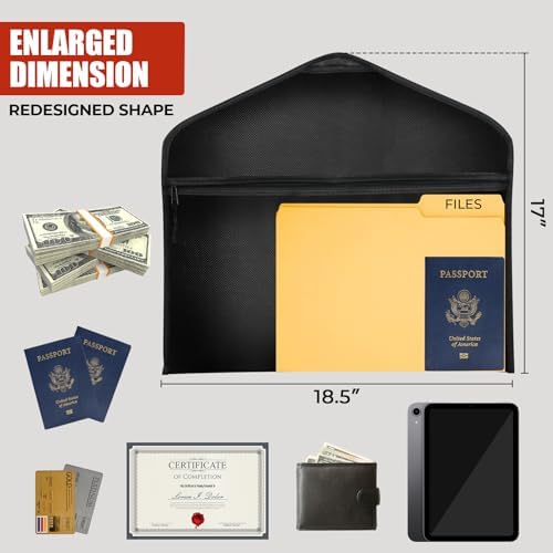 ROLOWAY Hanger Diversion Fireproof Safe, Hidden Compartment for Home & Travel, Secret Safe for Cash Hiding Under Clothes - Image 3