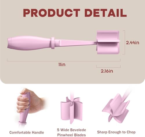 2Pack Meat Chopper Upgrade Hamburger Smasher, Masher for Ground Beef - Image 2