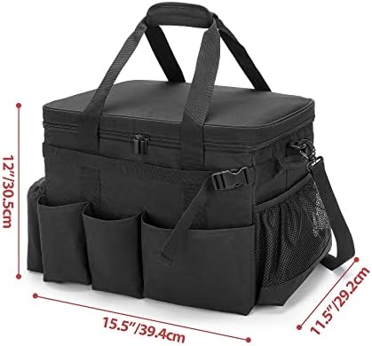 HODRANT Large Grill Caddy with Lid & Paper Towel Holder & Multi Pockets - Image 6