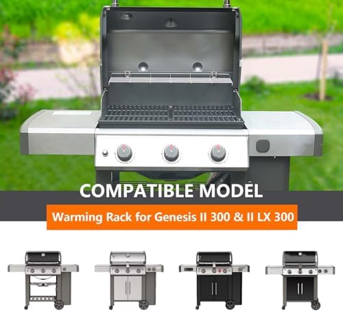 CANDANA Warming Rack for Weber Genesis II 300 Series Gas Grill Replacement Parts 66044 Stainless Steel Grid GS4 E310 E315 E330 E335 S310 S335 Heavy Duty Accessories - Image 4