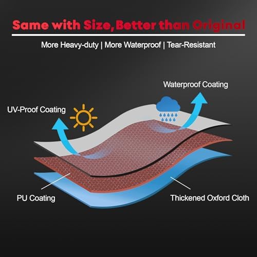 Comnova Grill Cover for Traeger Ironwood 650 - 600D Waterproof Heavy Duty, Premium Pellet BBQ Cover Accessory for Traeger Ironwood 650 Grills - Image 7