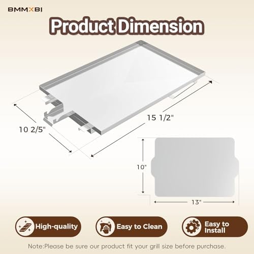 BAC475 Drip Pan Tray Kit for Traeger Scout & Ranger Pellet Grills - Image 2