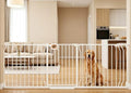 76.4-85.5 Inch Extra Wide Baby Gate for Stairs Doorways by HOOOEN