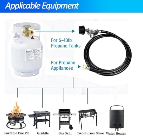 Gas Grill Regulator and Hose - Image 4