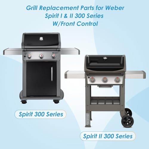 7639 17.5" Grill Grates Replacement for Weber GS4 Spirit II 300 Series, for Weber Spirit 300 Grill Grates, Genesis Silver/Gold/Platinum B/C, Genesis 1000-5000 for Weber Grill Grates - Image 2