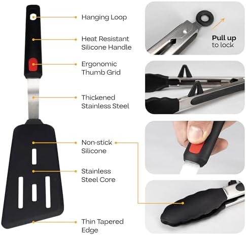 Premium Electric Griddle 36" with Silicone Cooking Utensils Set - Extra Large Portable & Nonstick Electric Grill for Outdoor Use with Adjustable Heating - Smokeless Indoor Grill by IDL Packaging - Image 5