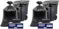 Plasticplace 95-96 Gallon Heavy Duty Black Trash Bags - Contractor Grade,Extra Large Garbage Bags for Construction & Outdoor Trash Cans,1.2 Mil Thick,61” x 68” (Roll),15 Count (Pack of 2) by Plasticplace