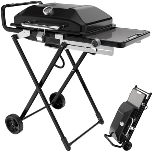 BESTFIRE Foldable Propane tailgate grill Enamel-coated Rust-resistant Body by GrillsOutdoorCooking