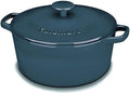 Cuisinart CI650-25BG Classic Enameled Iron Cookware, 5-Quart, Provencial Blue by Cuisinart