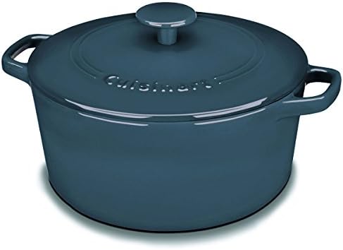 Cuisinart CI650-25BG Classic Enameled Iron Cookware, 5-Quart, Provencial Blue by Cuisinart