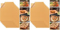 Copper Grill Mats for Ourdoor Grill,Set of 7 Heavy Duty Grilling Mats,100% Non-Stick BBQ Grilling Sheets,Easy to Clean BBQ Grill Accessories-Works on Gas Charcoal and Electric BBQ,15.75 x 13 Inch by HeavyDutyOvenLiners