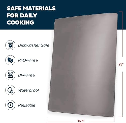 Cooks Innovations Non-Stick Oven Liner 2 Pack BPA-Free Heat Resistant Mat - Image 2