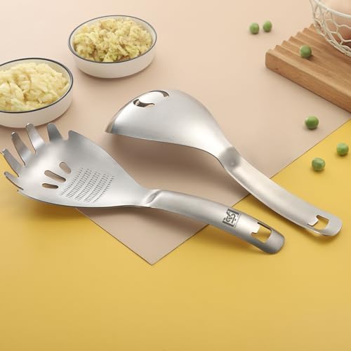 5 in 1 Multifunction Cooking Spoon,18/8 Stainless Steel slotted spoon - Image 6