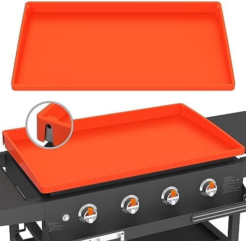 Silicone Griddle Mat Cover for Blackstone - 36 Inch True All-Encompassing Coverage Heavy Duty Food Grade Grill Buddy Mat, All Season Cooking Surface Protective Cover by BESSIO