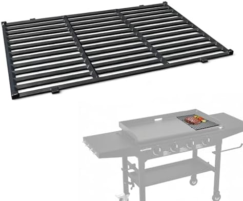 Cast Iron Grill Grate for Blackstone 36 Inch, Perfect Sear Marks & Heat Retention, Durable Steak Cooking Grate for Blackstone 1554 1825 1565 1836 1841 1863 1866 1899 1984 4 Burner Outdoor Grilling by BBQFuture
