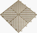 SnapLock RaceDeck Free-Flow 12"x12" Interlocking Garage Tiles, 48pk, Beige by BigFloors
