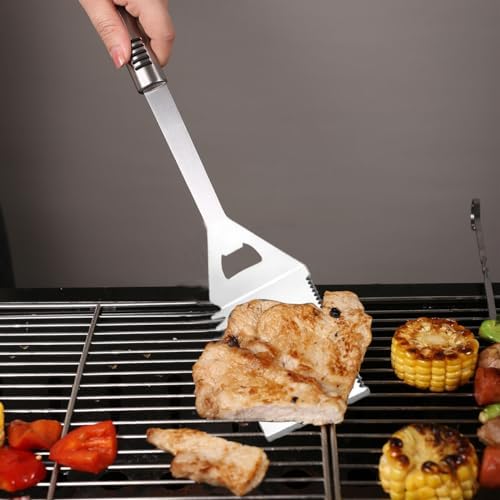 BBQ Grilling Tools Set,Stainless Steel Grilling Accessories Kit for Men Gift,8pc BBQ Grill Utensils Gift Kit with Carrying Case BBQ Tools Grill Tools Set for Backyard Outdoor Grill Cooking Utensils - Image 2
