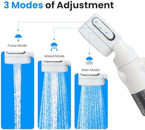 Ann Katy Portable Camping Shower Pump,Rechargeable Electric Outdoor Shower - Image 6