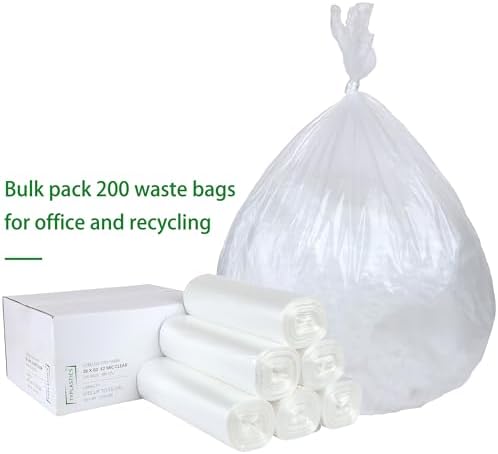 TYPLASTICS 55 Gallon Clear Trash Can Liners - 36" x 60" - Image 4