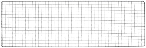 HARFINGTON Square BBQ Grill Net 19x62cm Stainless Steel Cross Wire Barbecue Mesh Mat for Baking Smoking Charcoal Grilling Roasting by HARFINGTON